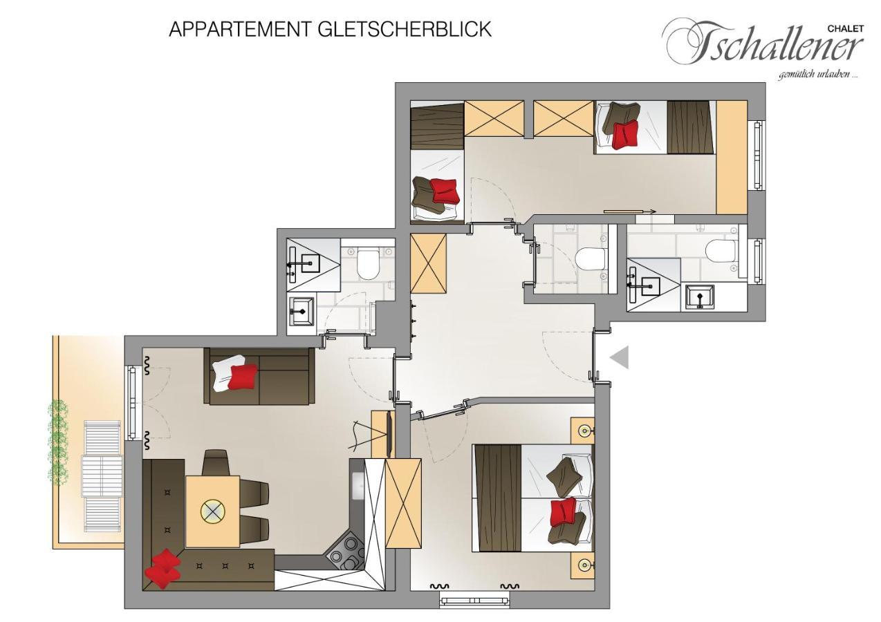 ריד אים אוברינטל Chalet Tschallener מראה חיצוני תמונה